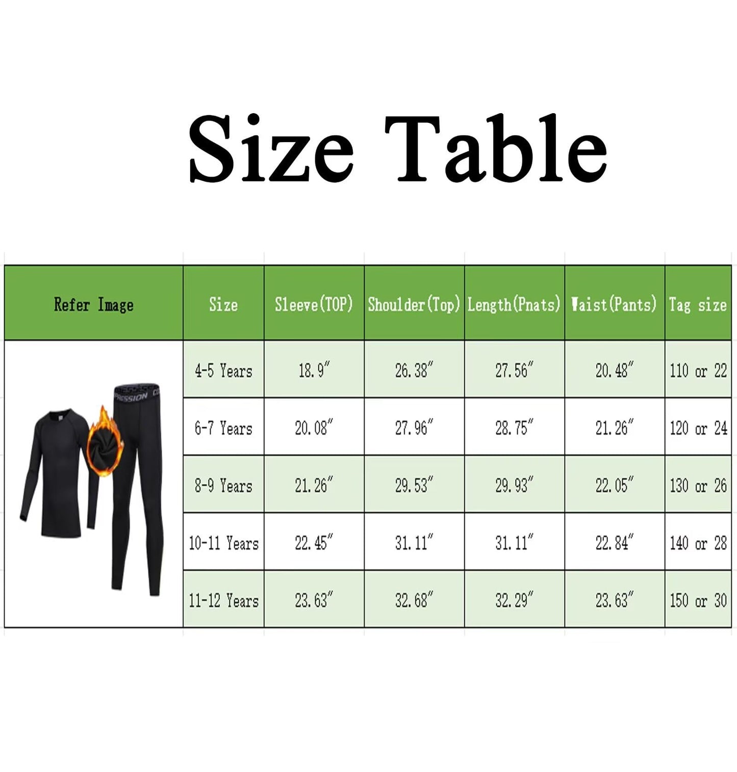 - Gavena Boys Thermal Compression Sets Kids -