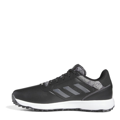 adidas Mens S2G SL Golf Shoes Black/Grey/Silv 8