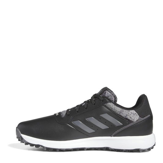 adidas Mens S2G SL Golf Shoes Black/Grey/Silv 8