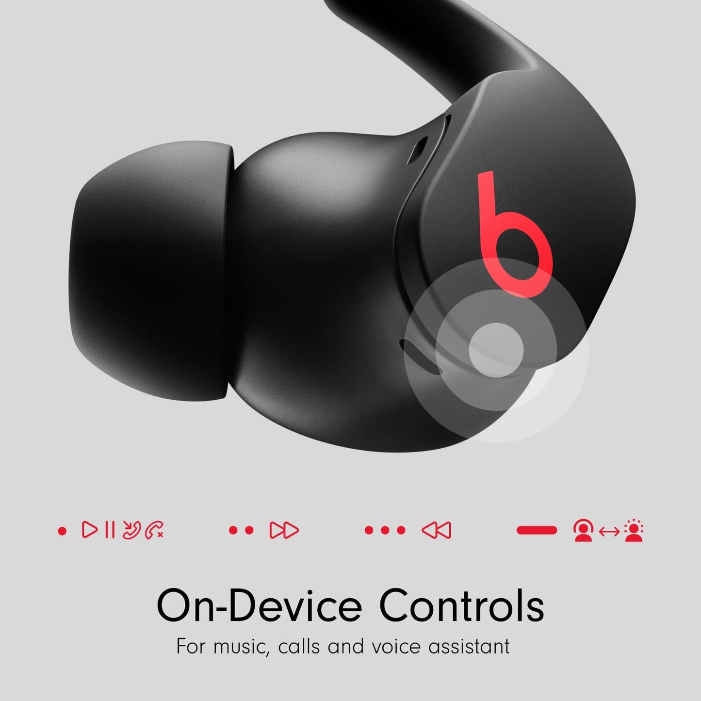 Beats Fit Pro – True Wireless Noise Cancelling Earbuds – Active Noise Cancelling - Sweat Resistant Earphones, Compatible with Apple & Android, Class 1 Bluetooth®, Built-in Microphone – Black