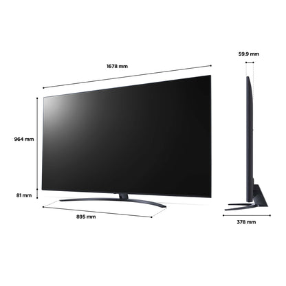 - LG NanoCell NANO76 75" | 4K Smart TV -