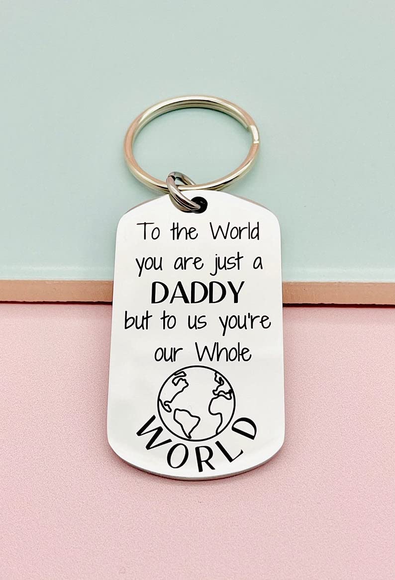 - Gift For Daddy | Father's Day Personalised Keyring -