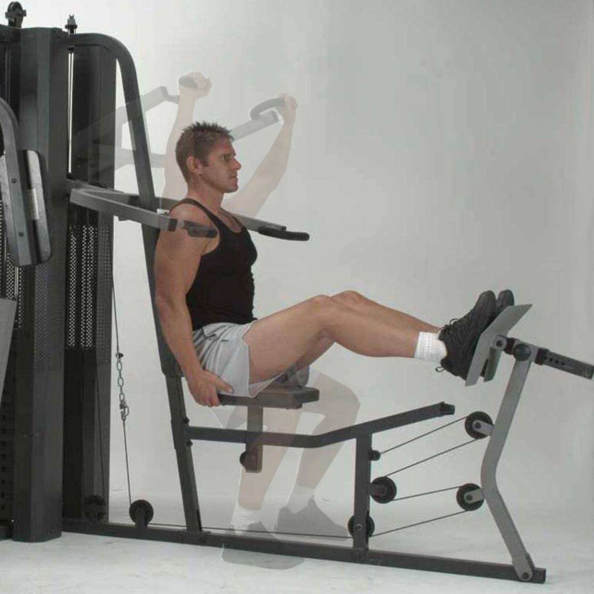 - Marcy GS99 Dual Stack Home Gym | (Leg Press, 2 Users) | 2 x 65 kg -