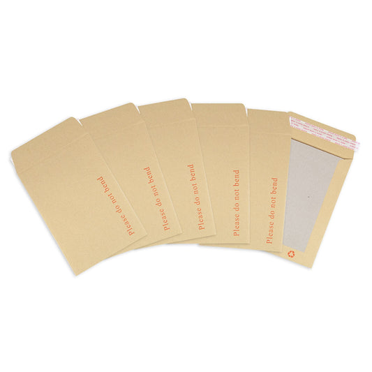 - Postmaster A5 C5  | Do Not Bend Board Back Envelopes | 229 x 162 mm | Peel Seal | 50 Pack -