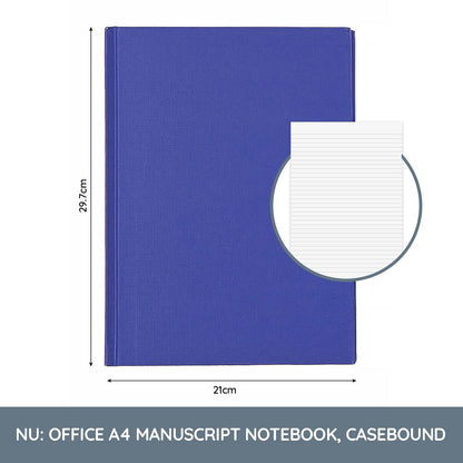 - NU Notebooks | A4 Casebound Manuscript | Office Range | A4 Notebook -