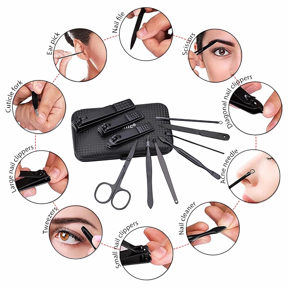 - Manicure Set Nail Clippers Kit | Professional Stainless Steel Nail Care Tools -