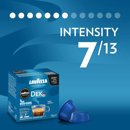 - Lavazza |A Modo Mio Dek Cremoso Coffee Capsules | Decaffeinated Coffee Pods | 36 Coffee Capsules -