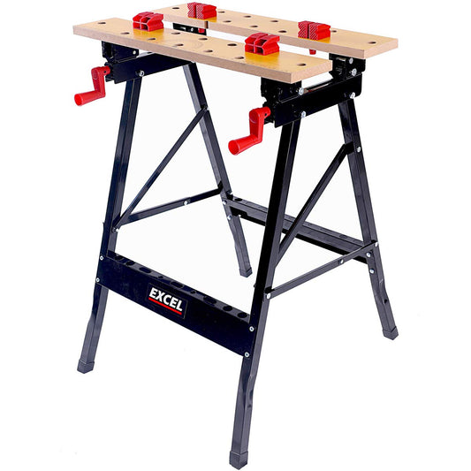 - Excel Flip Top Workbench & Foldable Vise with Stand | Portable workbench | Foldable workbench -