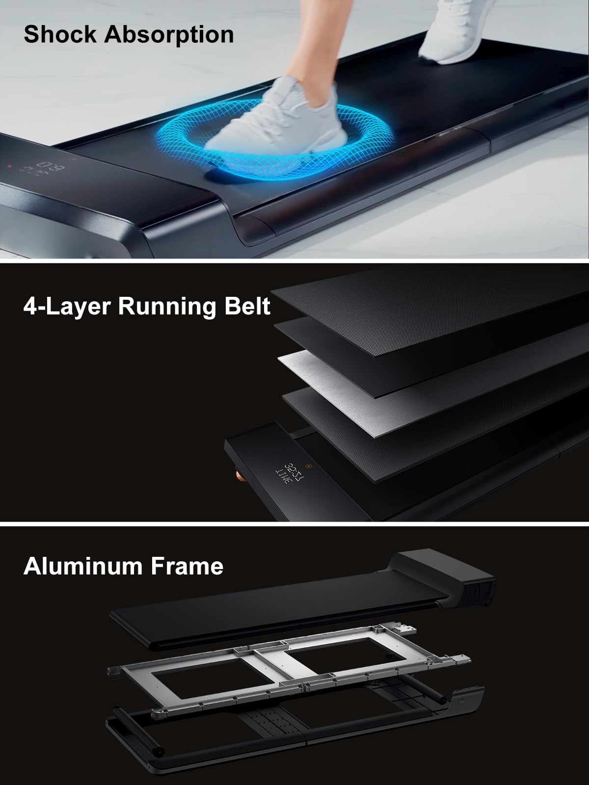 - WalkingPad A1 Pro Treadmills for Home, Folding Under Desk Treadmill