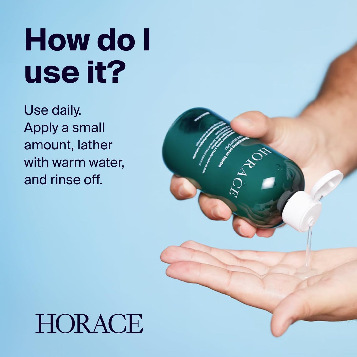 - HORACE Beard Shampoo for Men | Sulphate-free Wash with Castor Oil | Gentle Beard Care for All Skin Types -