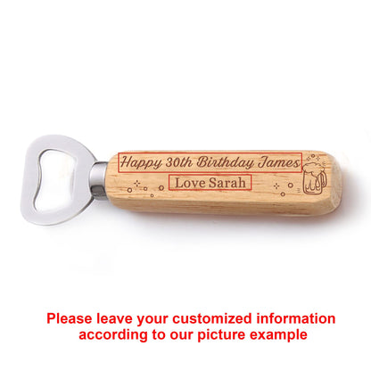 - Personalised Bottle Opener for Him | Engraved -