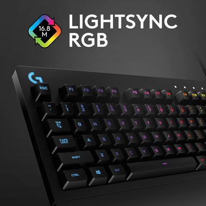 - Logitech G G213 Prodigy Gaming Keyboard | LIGHTSYNC RGB Backlit Keys | Spill-Resistant | Customizable Keys -