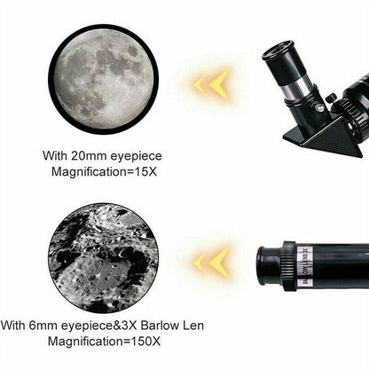 - TUOKE Telescope | Astronomy Adult Kids Beginners | 150X Astronomical Refractor Telescope | 300X70mm -