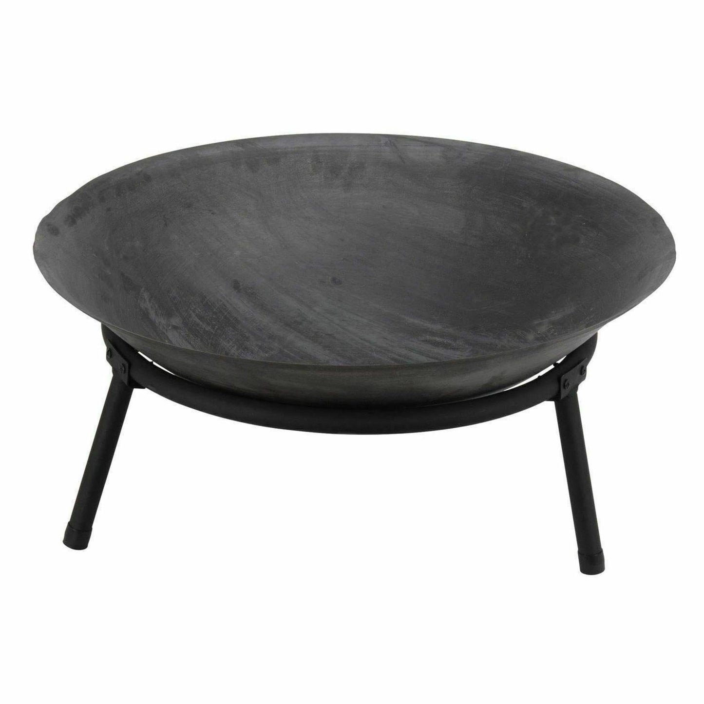 - Geezy Large Cast Iron Garden Fire Pit | Basket Patio Heater | Log Wood Charcoal Burner -