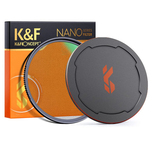 - K&F Concept 58mm 1/4 Black Diffusion Filters with Alloy Cap | Black-mist Soft Glow Cine Effect Lens Filter Waterproof -