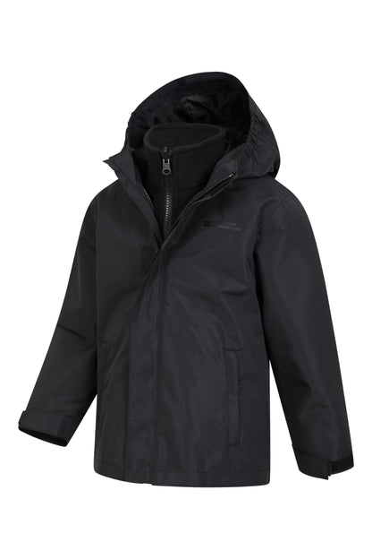 - Mountain Warehouse Fell Kids 3 in 1 Jacket | Water-Resistant Triclimate Raincoat -