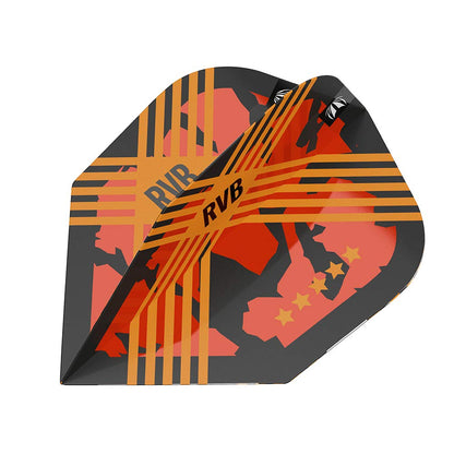 - Target Darts | Raymond van Barneveld RVB 95 Gen 3 | 23G | 95% Tungsten Swiss Point Steel Tip Darts Set | Silver, Black and Orange -