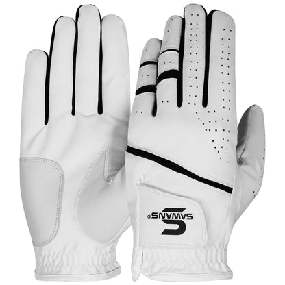 - SAWANS Golf Glove | Men's Durable Premium Leather Left Hand Right -