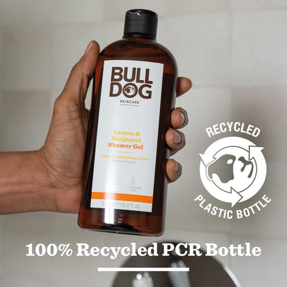 Bulldog Skincare Bulldog - Lemon & Bergamot Shower Gel 500Ml, Pack of 1
