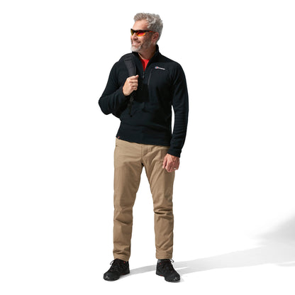 Berghaus Men's Prism Micro Polartec Fleece Jacket, Added Warmth, Extra Comfortable, Black, L