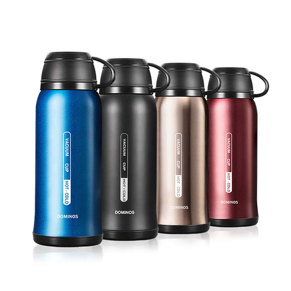 - Y·J&H Double Walled Vacuum Insulated Bottle with Cup - Stainless Steel Thermo Flask