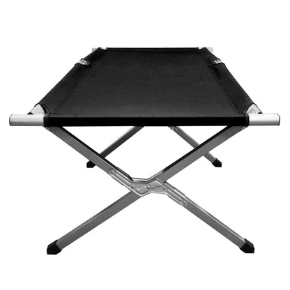 Albert Austin Folding Camping Bed – Portable Camp Bed, Camp Cot, Camping Folding Bed for Adults, Heavy Duty Office Outdoor Fold Up Travel Bed Single with Carry Bag