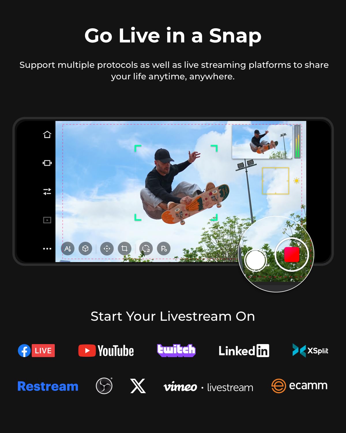 - OBSBOT Tail Air Streaming Camera 4K | AI Tracking PTZ Camera with NDI -