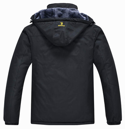 - donhobo Men's Fleece Jacket | Waterproof Warm Jacket | Windproof Camping Hiking Coat -