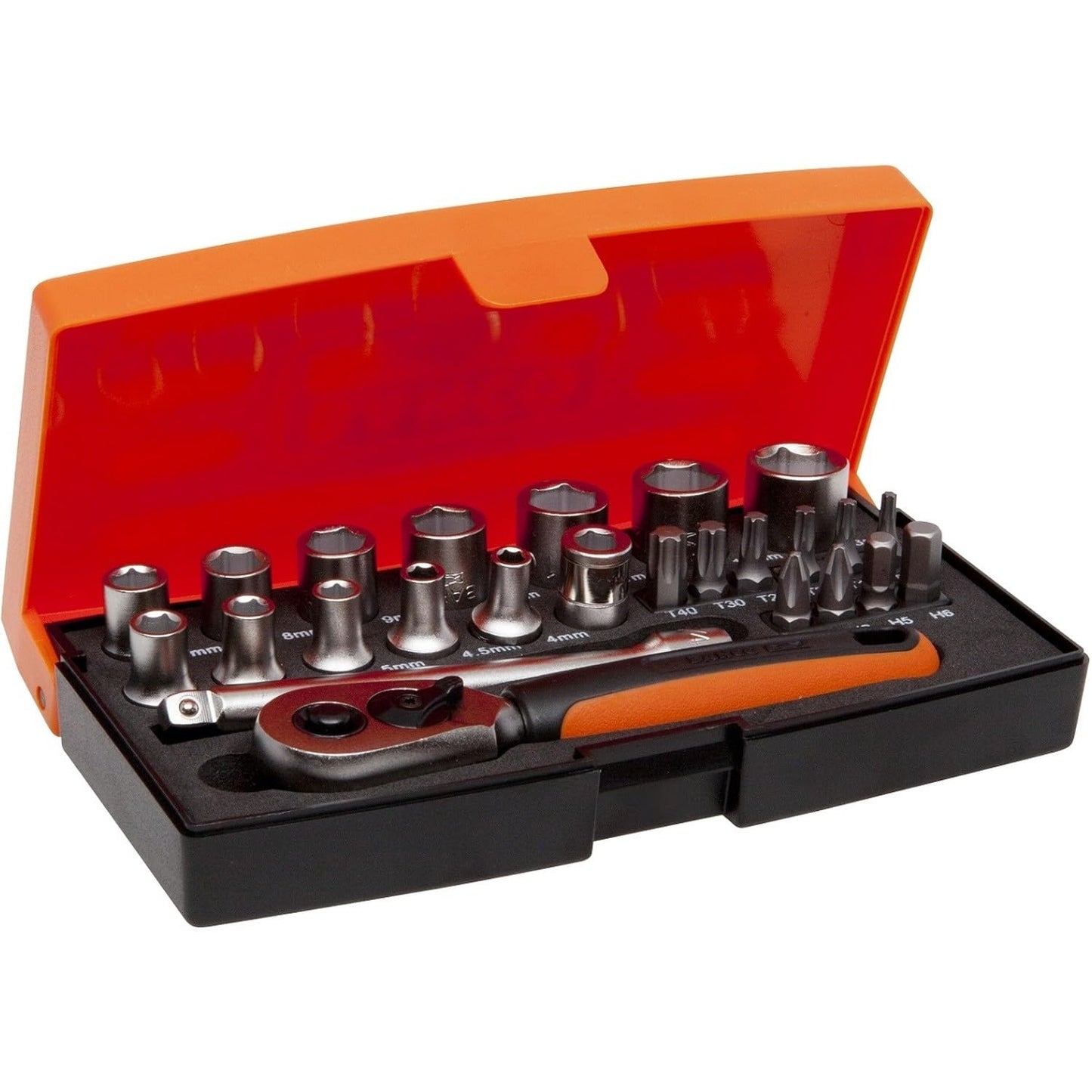 - SOCKET SET | 1/4" DRIVE | 25 PIECE SL25 | BAHCO -