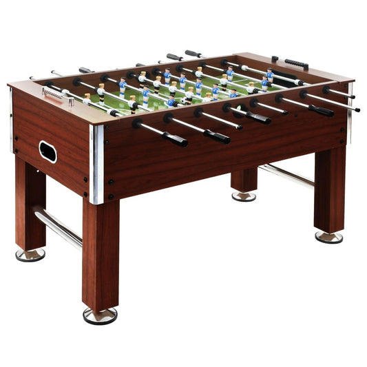 - vidaXL Football Table 60 kg Steel Brown 22 Players Table Game -