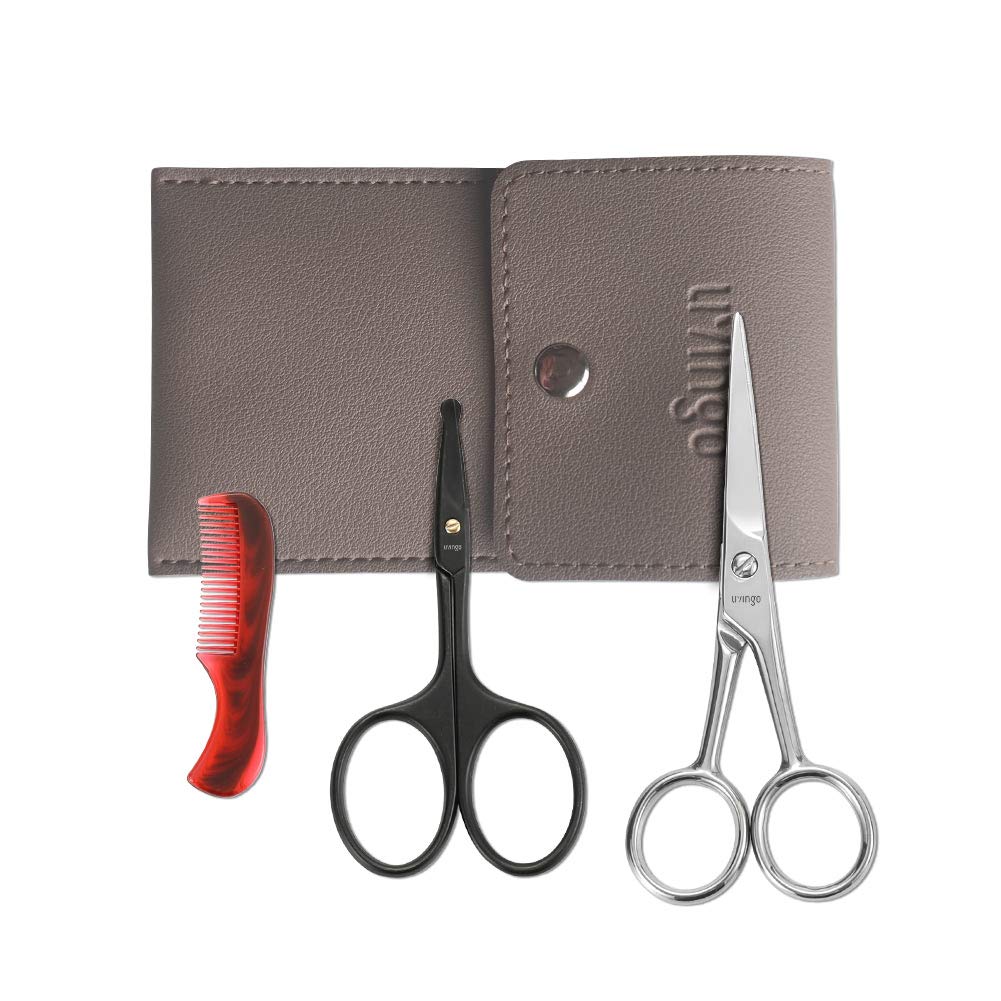 - LIVINGO Beard & Mustache Scissors for Men | Professional -