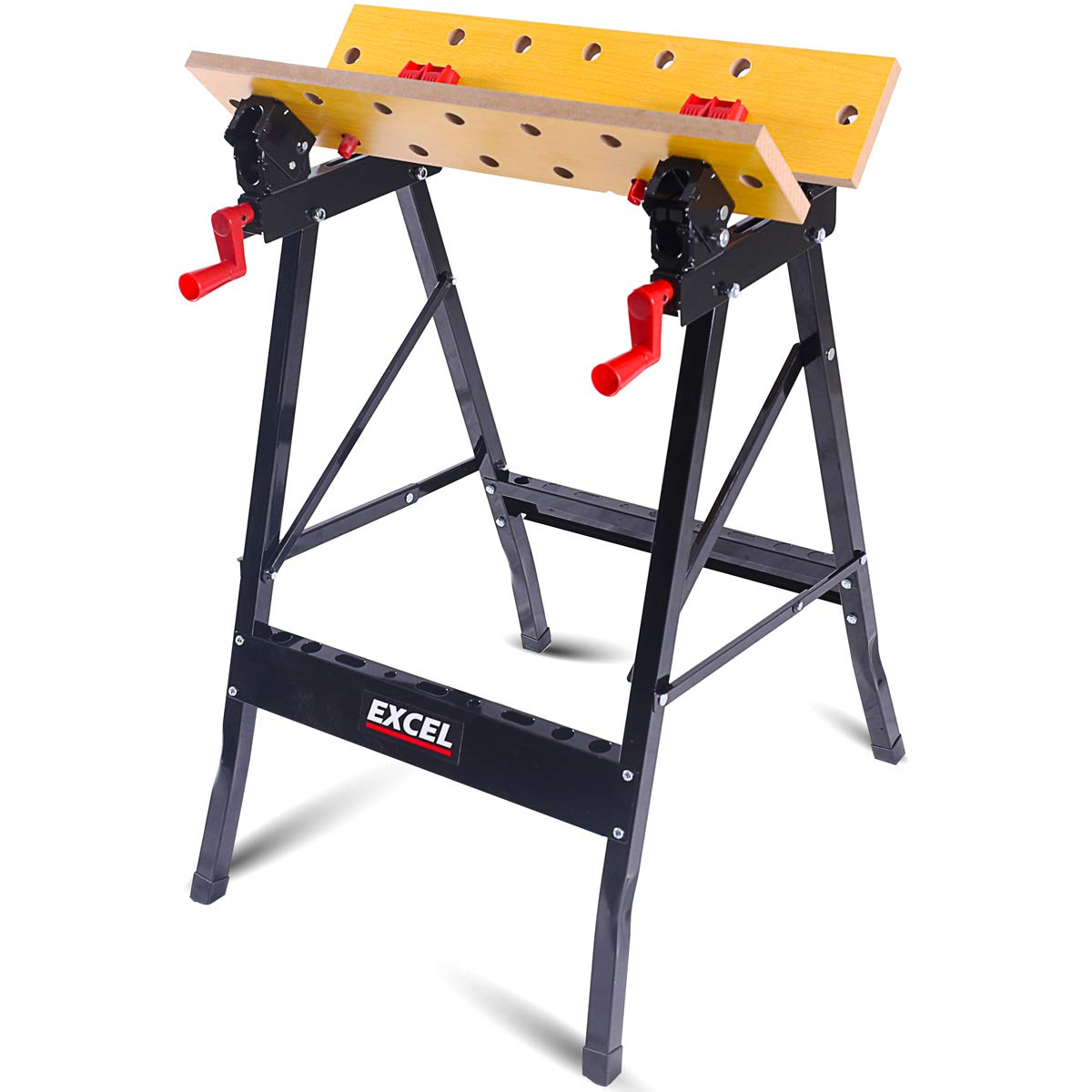 - Excel Flip Top Workbench & Foldable Vise with Stand | Portable workbench | Foldable workbench -