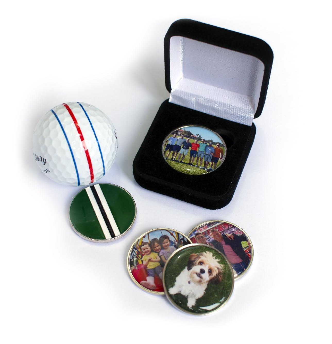 - EzeePutt | Personalised Golf Ball Marker | Putting Alignment Marker With Your Own Custom Photo -