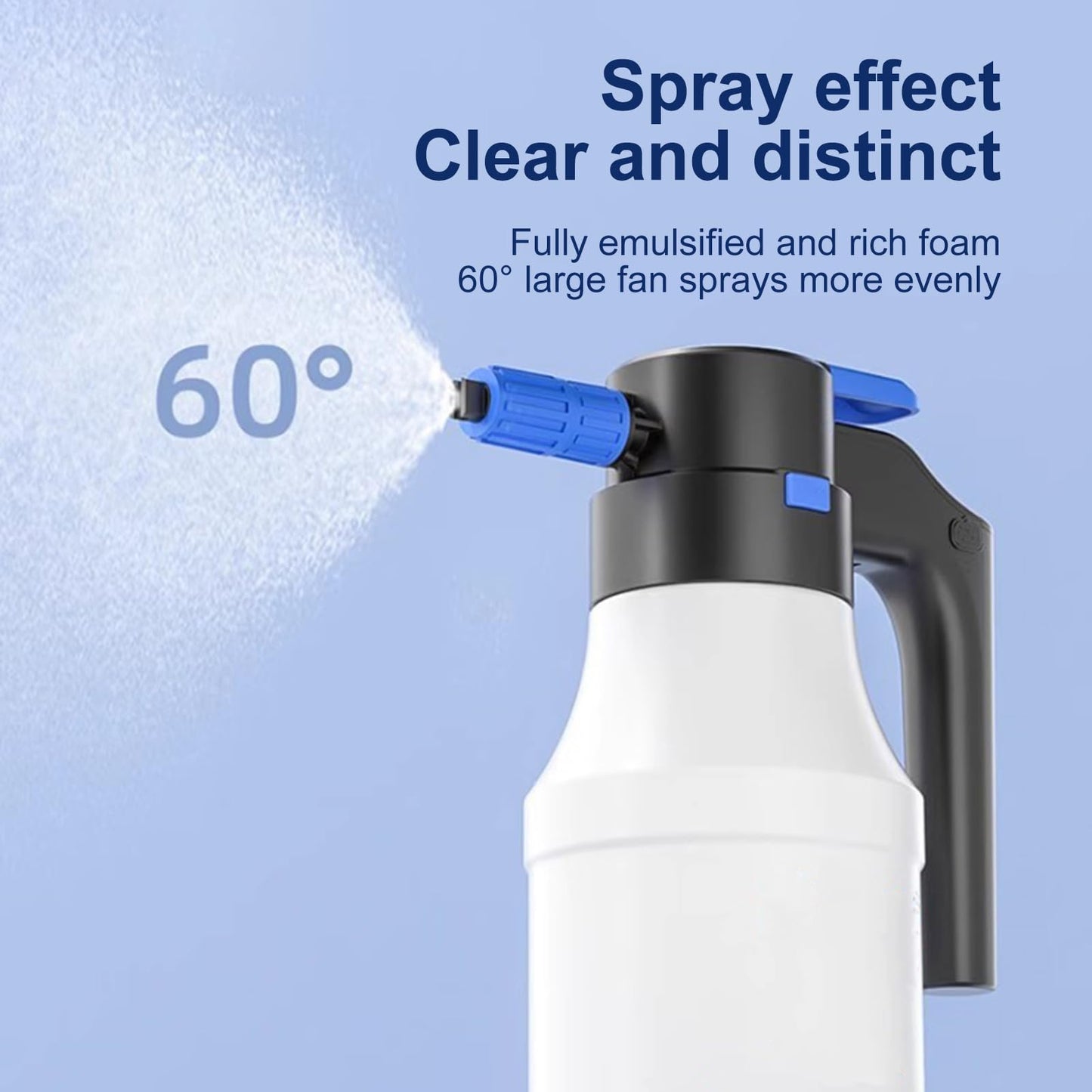 - Electric Car Foam Sprayer | Electric Detailing Sprayer | Car Wash Foamer High Pressure 1.5L Foam Washer -