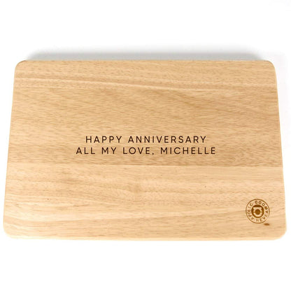 - eBuyGB BBQ King Rectangle Chopping Board | Personalised Cutting Board | Meat Serving Board -