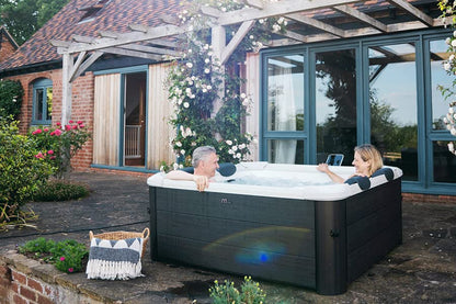 - MSpa Oslo Hot Tub | Wi-Fi Control | LED Lighting | Hydrotherapy Jets | Cover Included -