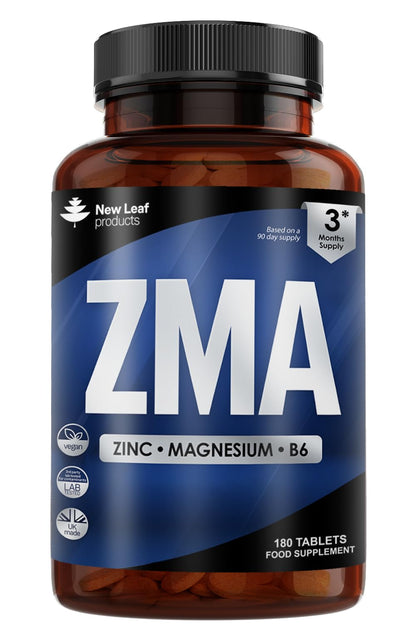 - ZMA Supplements for Men & Women - 180 Tablets - High Strength Muscle Sleep Aid & Muscle Recovery