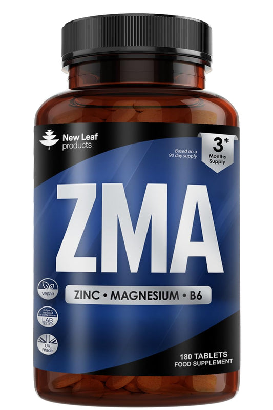 - ZMA Supplements for Men & Women - 180 Tablets - High Strength Muscle Sleep Aid & Muscle Recovery