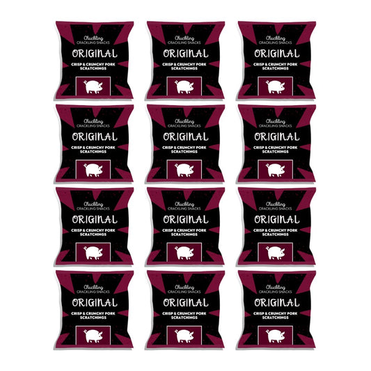 - Original Pork Scratchings | Multi-Pack (12 x 50g) -