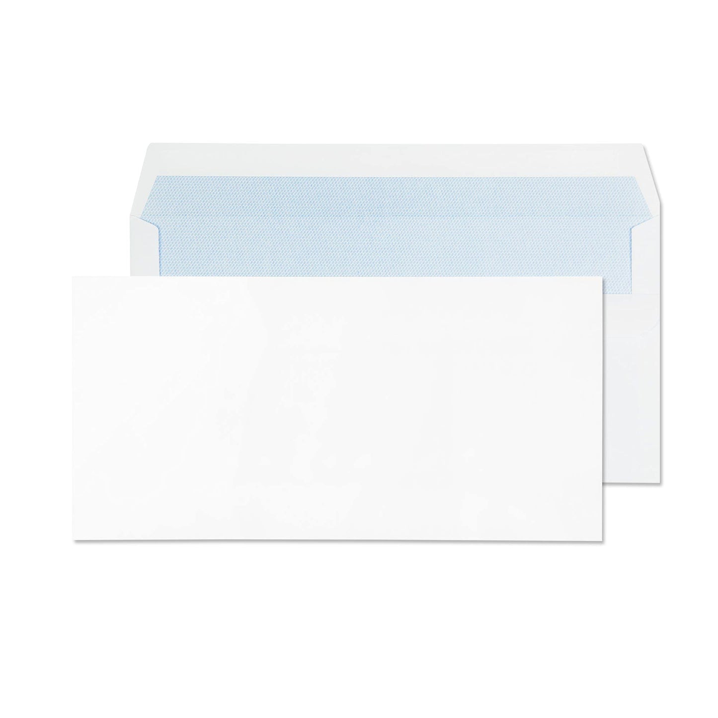 Blake Purely Everyday DL 110 x 220 mm 90 gsm Self Seal Wallet Envelopes (13882/100 PR) White - 100 Count ( Pack of 1)