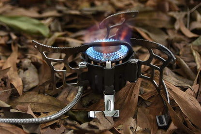Boundless Voyage High Power Portable Lightweight Stove Camping Gas Stove Fishing Stove for Outdoor Camping Hiking Cooking
