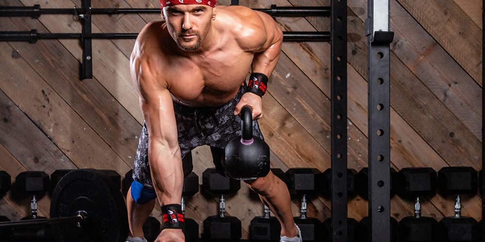 AQF Power Weight Lifting Wrist Wraps Supports Gym Training Fist Straps - Sold as Pair & One Size Fits All (Black)