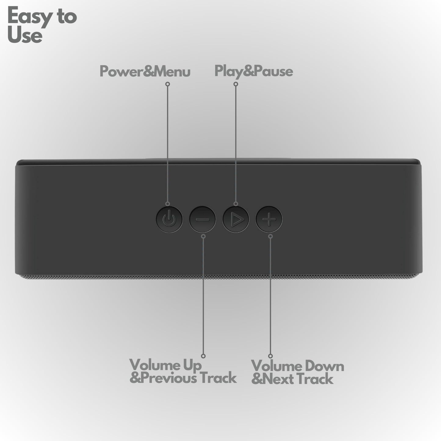Betron Bluetooth Speaker, Portable, Wireless Connection, Dual Driver, with Microphone, 10W, for Travel Indoor and Outdoor, (D51)