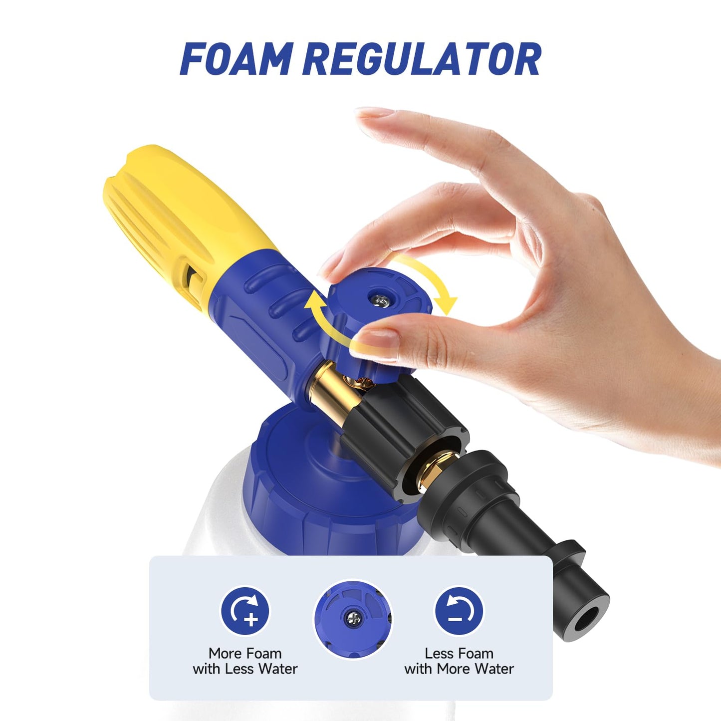 - Foam Cannon | 1L Snow Foam Lance For Karcher | Power Wash Foam Nozzle -