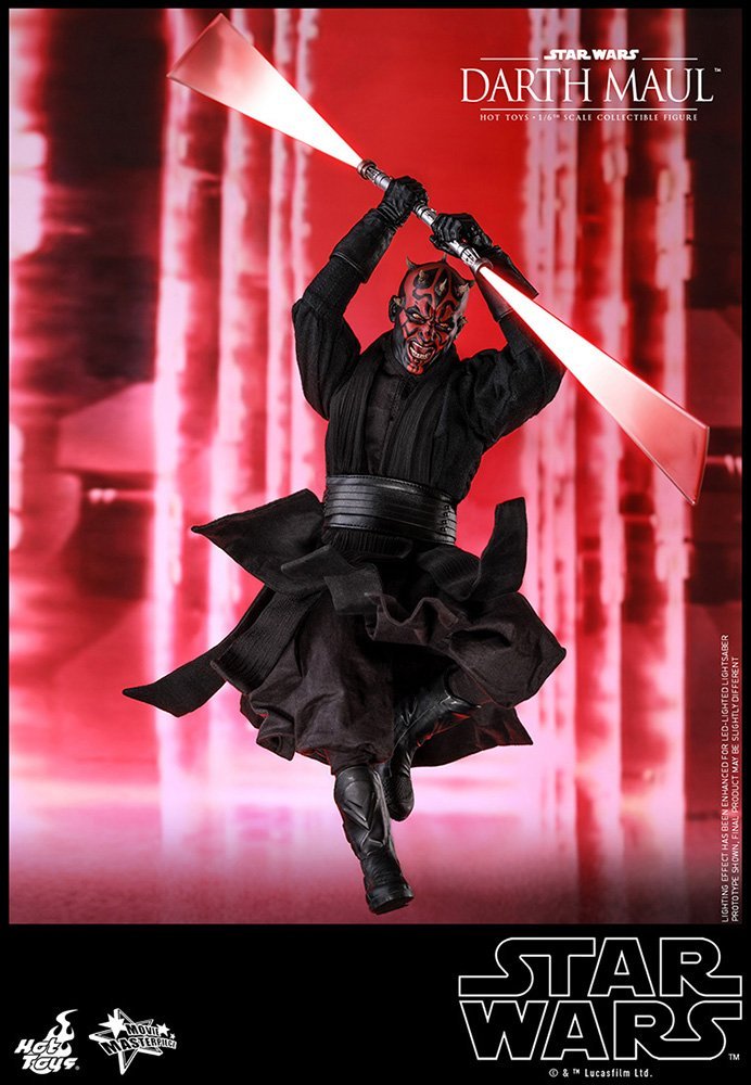 - Hot Toys Movie Masterpiece | Star Wars Episode I The Phantom Menace: Darth Maul 1/6th Scale Action Figure -
