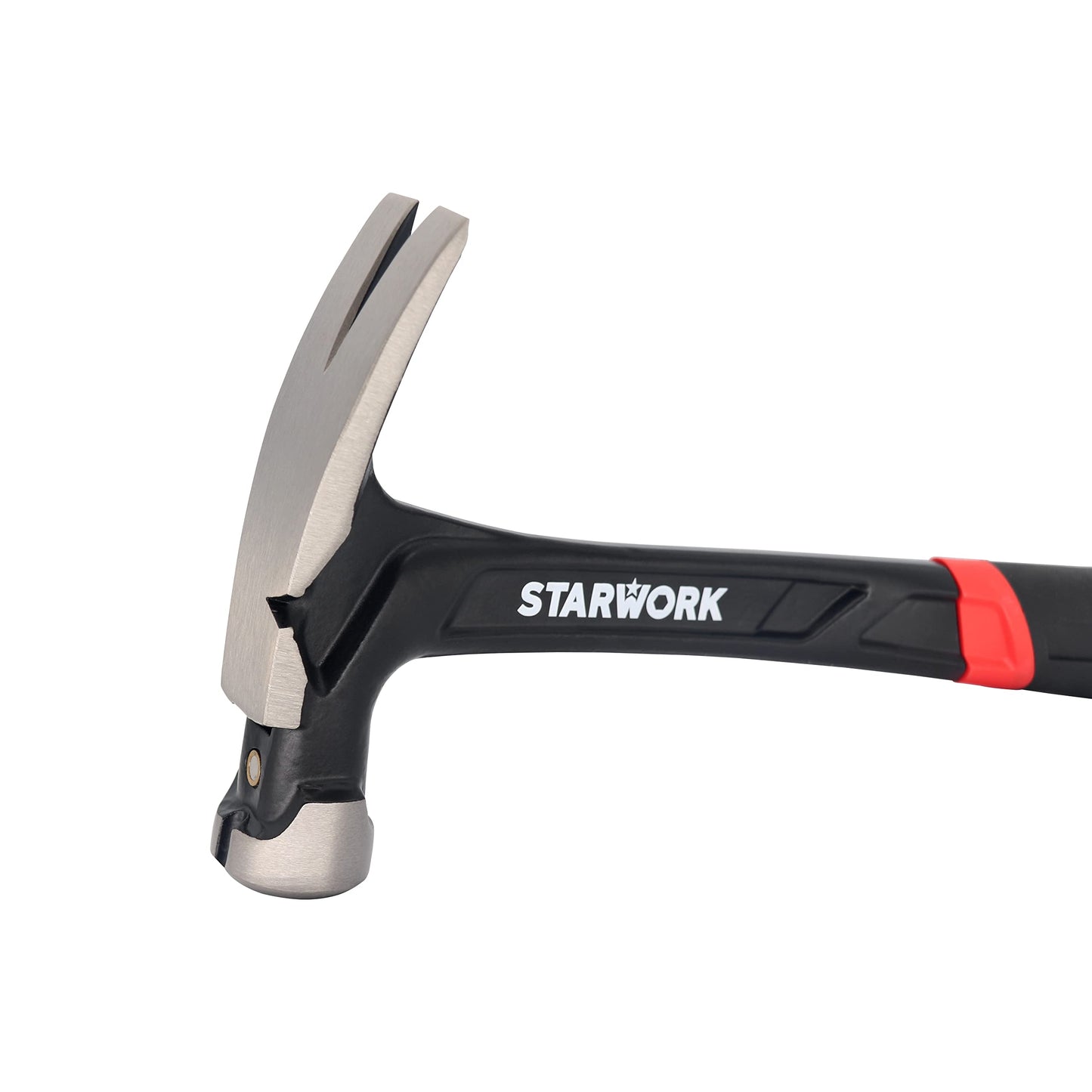 - STARWORK 20 oz | One-Piece Rip Hammer | Comfort Grip for Pulling Nails -