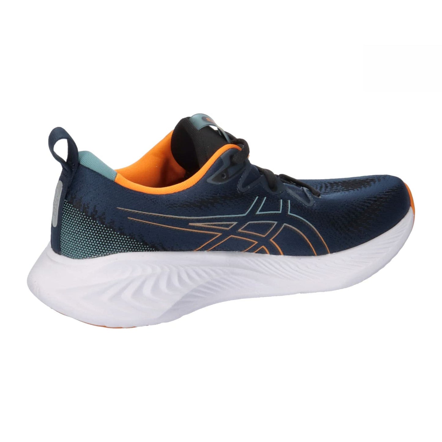 ASICS Cumulus 25 Man Running Shoes Blue Orange