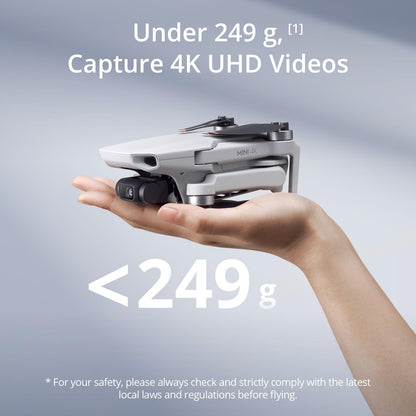 - DJI Mini 4K Drone | 4K UHD Camera | 3-Axis Gimbal Stabilization -