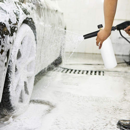 - Qooltek Adjustable Foam Cannon | 1 Liter Bottle Snow Foam Lance | Soap Dispenser Nozzle -