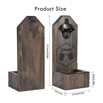 - Unique Christmas Birthday Gifts for Men, Beer Bottle Opener Wall Mounted, Beer Gifts for Men -